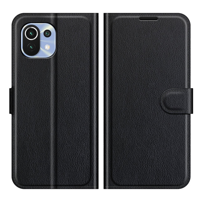 For Xiaomi Mi 11 Lite Litchi Texture Horizontal Flip Protective Case with Holder & Card Slots & Wallet, For Xiaomi Mi 11 Lite