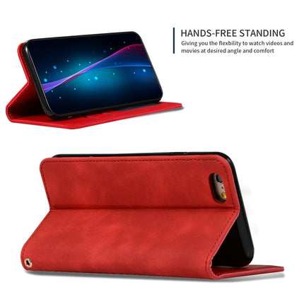 Retro Skin Feel Business Magnetic Horizontal Flip Leather Case for iPhone 6S Plus & 6 Plus, Red, Dark Gray, Navy Blue, Army Green, Brown