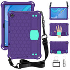 For Huawei MediaPad T10 9.7 / T10 10.1 / Purple+Aqua