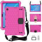 For Huawei MediaPad T10 9.7 / T10 10.1 / Rose Red+Black