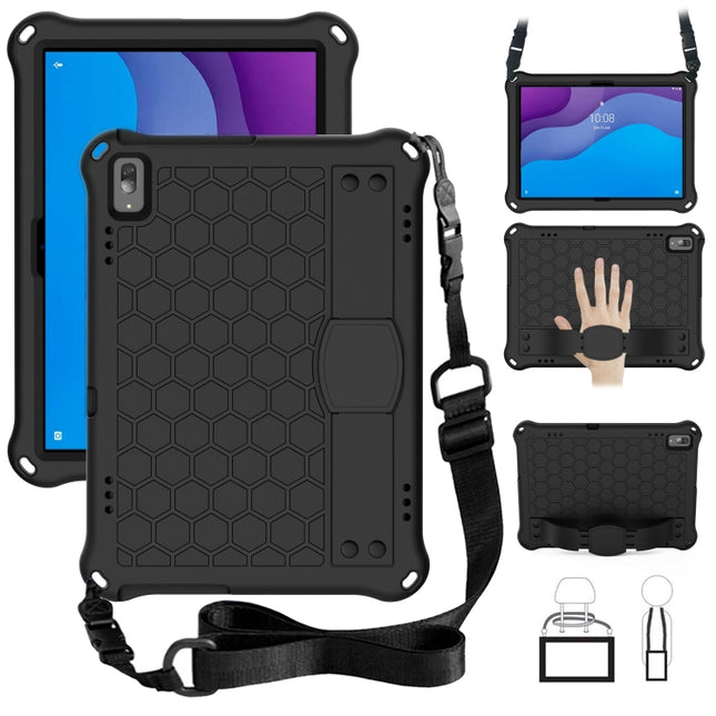 Honeycomb Design EVA + PC Material Four Corner Anti Falling Flat Protective Shell with Strap, For Lenovo Tab M10 TB-X505X/F, For Lenovo Smart Tab M10 TB-605F, For Lenovo Smart Tab M10 TB-606F