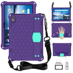 For Lenovo Smart Tab M10 TB-605F / Purple+Aqua