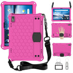 For Lenovo Smart Tab M10 TB-605F / Rose Red+Black