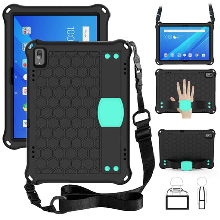 Honeycomb Design EVA + PC Material Four Corner Anti Falling Flat Protective Shell with Strap