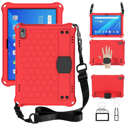 Honeycomb Design EVA + PC Material Four Corner Anti Falling Flat Protective Shell with Strap