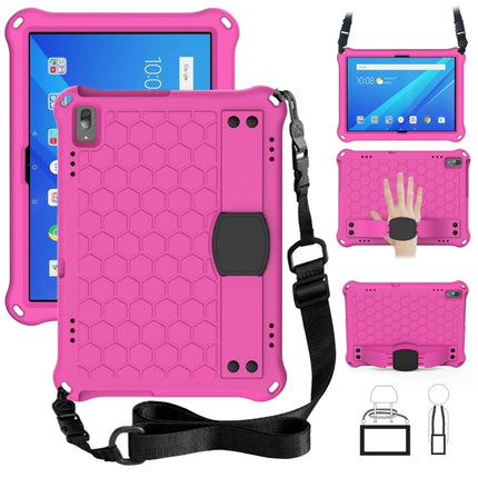 Honeycomb Design EVA + PC Material Four Corner Anti Falling Flat Protective Shell with Strap