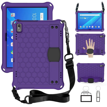 Honeycomb Design EVA + PC Material Four Corner Anti Falling Flat Protective Shell with Strap