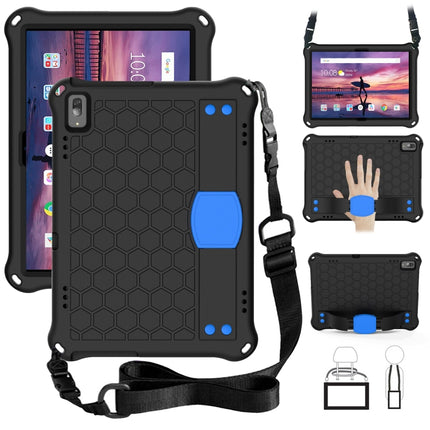 Honeycomb Design EVA + PC Material Four Corner Anti Falling Flat Protective Shell with Strap