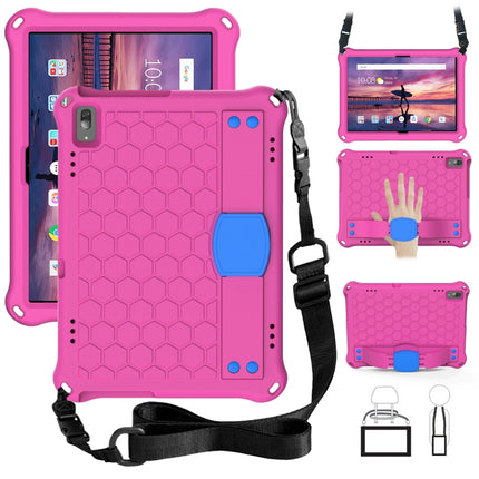 Honeycomb Design EVA + PC Material Four Corner Anti Falling Flat Protective Shell with Strap