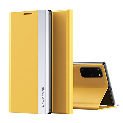 Side Electroplated Magnetic Ultra-Thin Horizontal Flip Leather Case with Holder, For Samsung Galaxy S20, For Samsung Galaxy S20 Plus, For Samsung Galaxy S20 Ultra