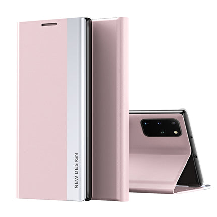 Side Electroplated Magnetic Ultra-Thin Horizontal Flip Leather Case with Holder, For Samsung Galaxy S20, For Samsung Galaxy S20 Plus, For Samsung Galaxy S20 Ultra