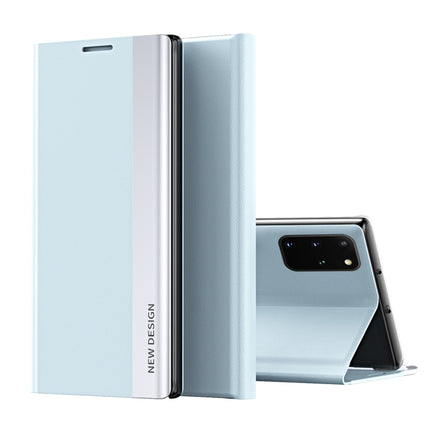 Side Electroplated Magnetic Ultra-Thin Horizontal Flip Leather Case with Holder, For Samsung Galaxy S20, For Samsung Galaxy S20 Plus, For Samsung Galaxy S20 Ultra