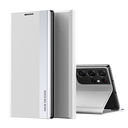 Side Electroplated Magnetic Ultra-Thin Horizontal Flip Leather Case with Holder, For Samsung Galaxy S20, For Samsung Galaxy S20 Plus, For Samsung Galaxy S20 Ultra