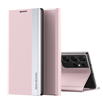 Side Electroplated Magnetic Ultra-Thin Horizontal Flip Leather Case with Holder, For Samsung Galaxy S20, For Samsung Galaxy S20 Plus, For Samsung Galaxy S20 Ultra