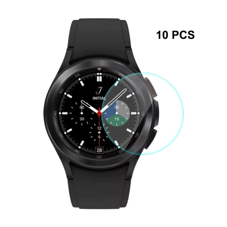 For Samsung Galaxy Watch4 Classic 46mm ENKAY Hat-Prince 0.2mm 9H 2.15D Curved Edge Tempered Glass Screen Protector Watch Film, 1 PCS, 2 PCS, 5 PCS, 10 PCS