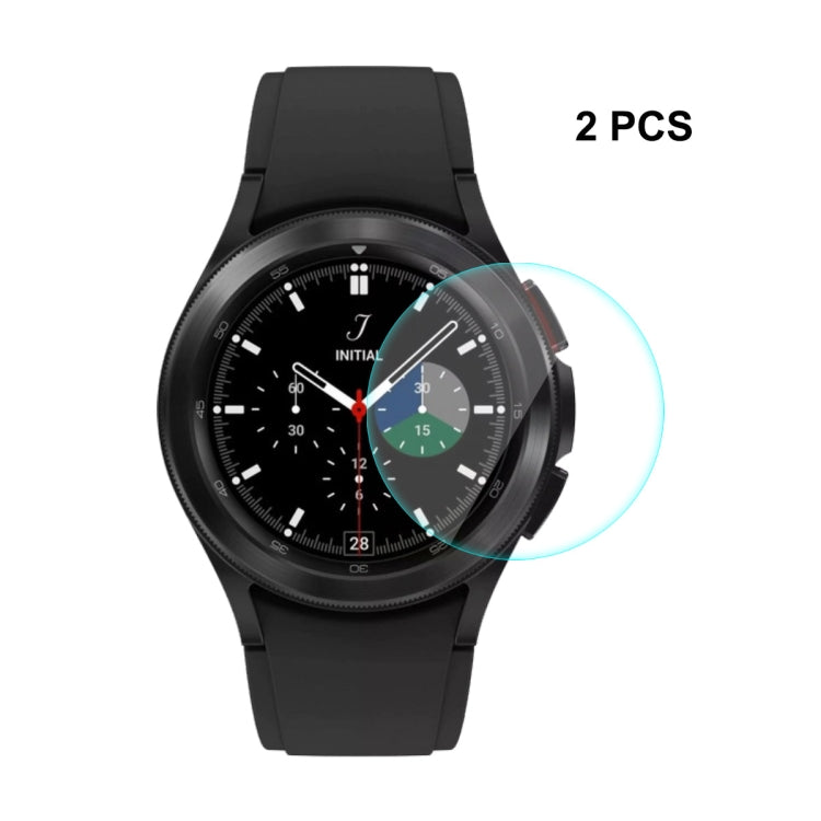 For Samsung Galaxy Watch4 Classic 42mm ENKAY Hat-Prince 0.2mm 9H 2.15D Curved Edge Tempered Glass Screen Protector Watch Film, 1 PCS, 2 PCS, 5 PCS, 10 PCS