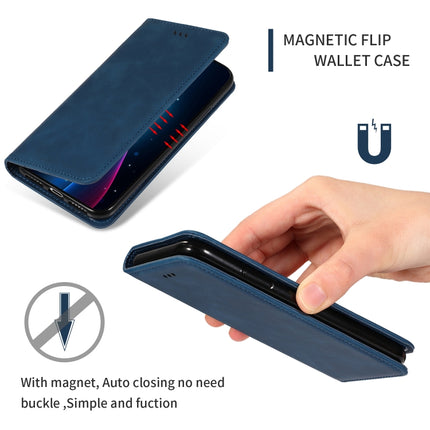 Retro Skin Feel Business Magnetic Horizontal Flip Leather Case for Samsung Galaxy A40, Red, Dark Gray, Navy Blue, Army Green, Brown