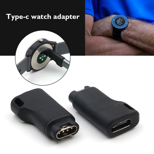 Watch Charging Head Smart Accessories with Type C Adapter For Garmin Fenix 5 / 5x / 5s / 6 / 6X / 6S Pro / Venu, Type C