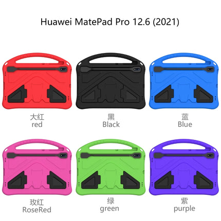 EVA Flat Anti Falling Protective Case Shell with Holder, For Huawei MatePad Pro 12.6 2021