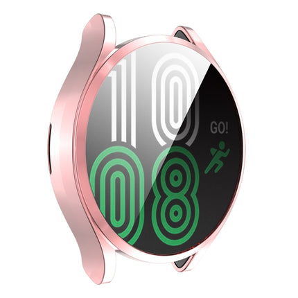 For Samsung Galaxy Watch4 40mm ENKAY Hat-Prince Full Coverage Electroplated Soft TPU Case with Screen Protection