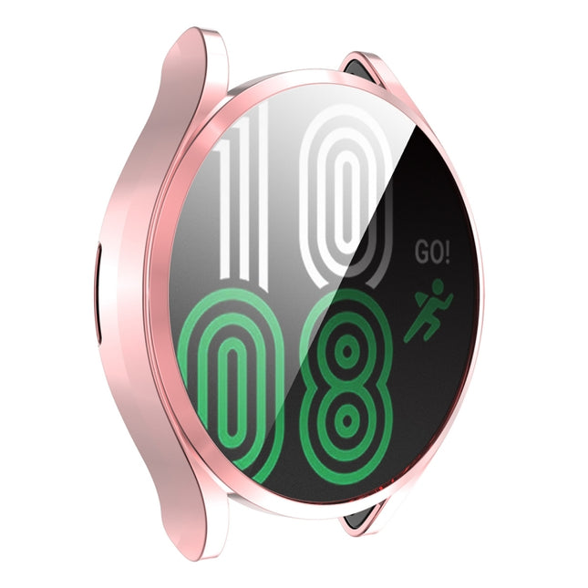 For Samsung Galaxy Watch4 40mm ENKAY Hat-Prince Full Coverage Electroplated Soft TPU Case with Screen Protection