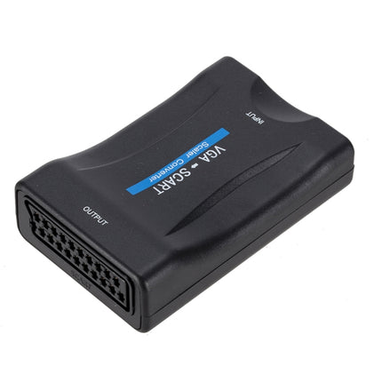 1080P VGA to SCART Audio Video Converter Adapter, VGA to SCART