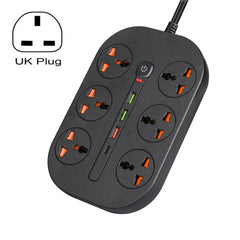 T21 PD3.0 + QC3.0 Multi Hole Row Plug 3000W High Power Socket, UK Plug