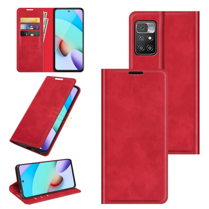 For Xiaomi Redmi 10 Retro-skin Business Magnetic Suction Leather Case with Holder & Card Slots & Wallet, For Xiaomi Redmi 10