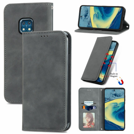 Retro Skin Feel Business Magnetic Horizontal Flip Leather Case with Holder & Card Slots & Wallet & Photo Frame, For Nokia C01 Plus, For Nokia  XR 20, For Huawei Maimang 10 SE, For Cubot Note 20