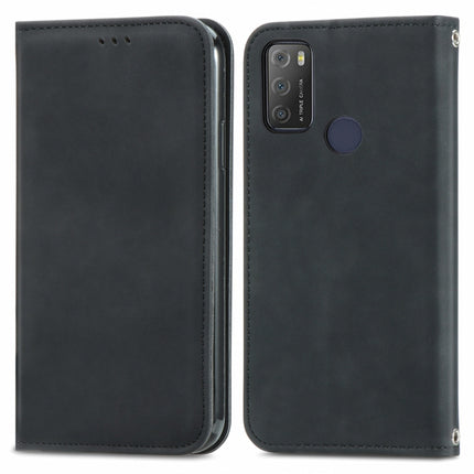 Retro Skin Feel Business Magnetic Horizontal Flip Leather Case with Holder & Card Slots & Wallet & Photo Frame, For Alcatel 1S 2021, For ZTE Nubia Z30 Pro, For ZTE Axon 30 5G, For Wiko Y61