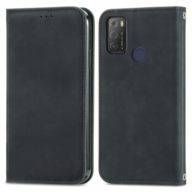 Retro Skin Feel Business Magnetic Horizontal Flip Leather Case with Holder & Card Slots & Wallet & Photo Frame, For Alcatel 1S 2021, For ZTE Nubia Z30 Pro, For ZTE Axon 30 5G, For Wiko Y61