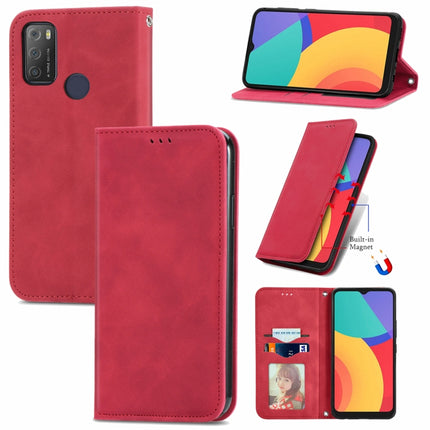 Retro Skin Feel Business Magnetic Horizontal Flip Leather Case with Holder & Card Slots & Wallet & Photo Frame, For Alcatel 1S 2021, For ZTE Nubia Z30 Pro, For ZTE Axon 30 5G, For Wiko Y61