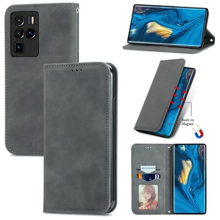 Retro Skin Feel Business Magnetic Horizontal Flip Leather Case with Holder & Card Slots & Wallet & Photo Frame, For Alcatel 1S 2021, For ZTE Nubia Z30 Pro, For ZTE Axon 30 5G, For Wiko Y61