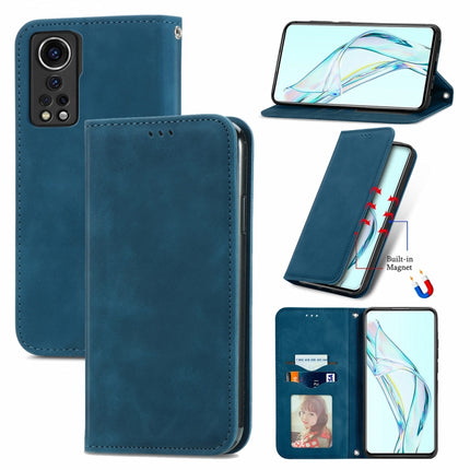 Retro Skin Feel Business Magnetic Horizontal Flip Leather Case with Holder & Card Slots & Wallet & Photo Frame, For Alcatel 1S 2021, For ZTE Nubia Z30 Pro, For ZTE Axon 30 5G, For Wiko Y61