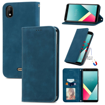 Retro Skin Feel Business Magnetic Horizontal Flip Leather Case with Holder & Card Slots & Wallet & Photo Frame, For Alcatel 1S 2021, For ZTE Nubia Z30 Pro, For ZTE Axon 30 5G, For Wiko Y61