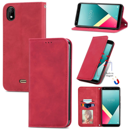 Retro Skin Feel Business Magnetic Horizontal Flip Leather Case with Holder & Card Slots & Wallet & Photo Frame, For Alcatel 1S 2021, For ZTE Nubia Z30 Pro, For ZTE Axon 30 5G, For Wiko Y61