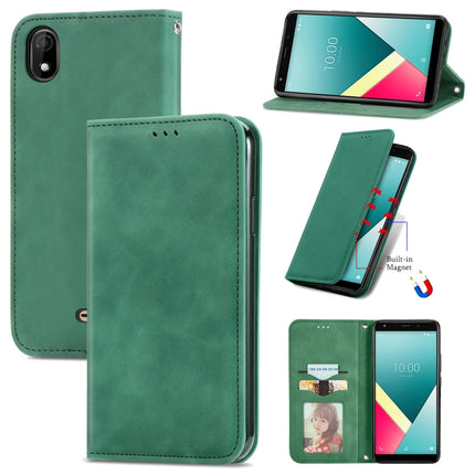 Retro Skin Feel Business Magnetic Horizontal Flip Leather Case with Holder & Card Slots & Wallet & Photo Frame, For Alcatel 1S 2021, For ZTE Nubia Z30 Pro, For ZTE Axon 30 5G, For Wiko Y61