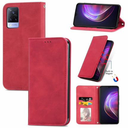 Retro Skin Feel Business Magnetic Horizontal Flip Leather Case with Holder & Card Slots & Wallet & Photo Frame, For vivo V21, For vivo V20 2021, For vivo S10/ S10 Pro, For vivo S7