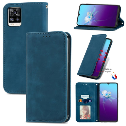 Retro Skin Feel Business Magnetic Horizontal Flip Leather Case with Holder & Card Slots & Wallet & Photo Frame, For vivo V21, For vivo V20 2021, For vivo S10/ S10 Pro, For vivo S7