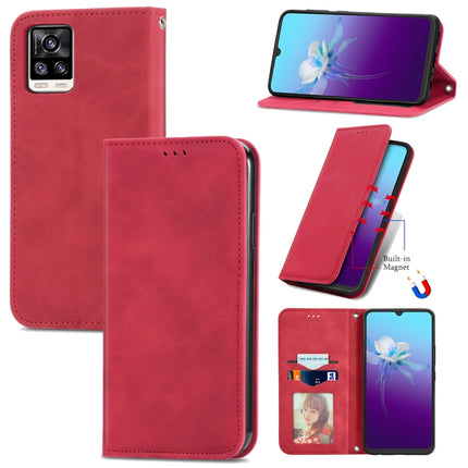 Retro Skin Feel Business Magnetic Horizontal Flip Leather Case with Holder & Card Slots & Wallet & Photo Frame, For vivo V21, For vivo V20 2021, For vivo S10/ S10 Pro, For vivo S7