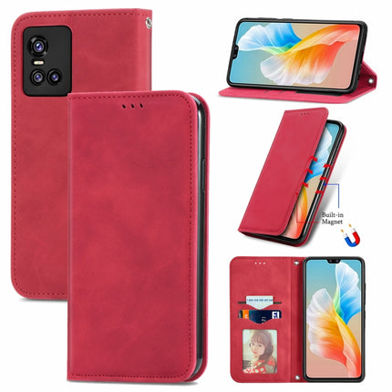 Retro Skin Feel Business Magnetic Horizontal Flip Leather Case with Holder & Card Slots & Wallet & Photo Frame, For vivo V21, For vivo V20 2021, For vivo S10/ S10 Pro, For vivo S7