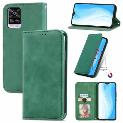 Retro Skin Feel Business Magnetic Horizontal Flip Leather Case with Holder & Card Slots & Wallet & Photo Frame, For vivo V21, For vivo V20 2021, For vivo S10/ S10 Pro, For vivo S7