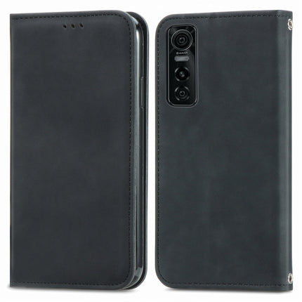 Retro Skin Feel Business Magnetic Horizontal Flip Leather Case with Holder & Card Slots & Wallet & Photo Frame, For vivo S7 E, For LG Velvet 2 Pro, For Huawei Bova 8 SE Youth, For Huawei Nova 8 SE Youth, For Blackview A100