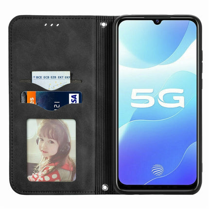 Retro Skin Feel Business Magnetic Horizontal Flip Leather Case with Holder & Card Slots & Wallet & Photo Frame, For vivo S7 E, For LG Velvet 2 Pro, For Huawei Bova 8 SE Youth, For Huawei Nova 8 SE Youth, For Blackview A100