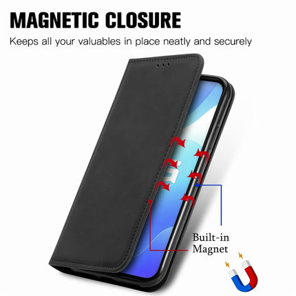 Retro Skin Feel Business Magnetic Horizontal Flip Leather Case with Holder & Card Slots & Wallet & Photo Frame, For vivo S7 E, For LG Velvet 2 Pro, For Huawei Bova 8 SE Youth, For Huawei Nova 8 SE Youth, For Blackview A100