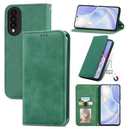 Retro Skin Feel Business Magnetic Horizontal Flip Leather Case with Holder & Card Slots & Wallet & Photo Frame, For vivo S7 E, For LG Velvet 2 Pro, For Huawei Bova 8 SE Youth, For Huawei Nova 8 SE Youth, For Blackview A100