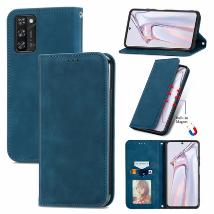 Retro Skin Feel Business Magnetic Horizontal Flip Leather Case with Holder & Card Slots & Wallet & Photo Frame, For vivo S7 E, For LG Velvet 2 Pro, For Huawei Bova 8 SE Youth, For Huawei Nova 8 SE Youth, For Blackview A100