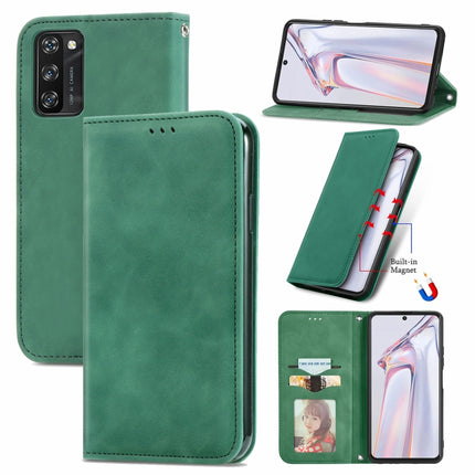 Retro Skin Feel Business Magnetic Horizontal Flip Leather Case with Holder & Card Slots & Wallet & Photo Frame, For vivo S7 E, For LG Velvet 2 Pro, For Huawei Bova 8 SE Youth, For Huawei Nova 8 SE Youth, For Blackview A100