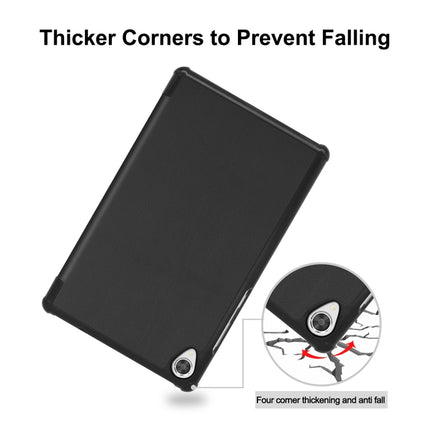 For Lenovo Tab M8 1/2/3 ENKAY Custer Texture Horizontal Flip PU+PC Leather Case with Three-folding Holder, For Lenovo Tab M8 1/2/3