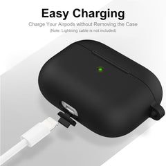ENKAY Hat-Prince Thickened Silicone Protective Case Shock-Absorbing Cover with Keychain for Apple AirPods Pro 2 2021